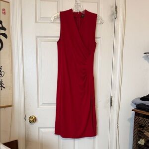 Ralph Lauren Red Midi Dress